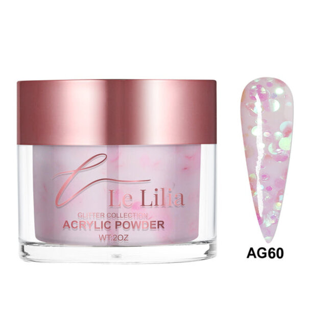 Le Lilia - AG60 - Glitter Collection - AIO Powder - 2 oz