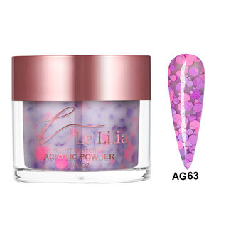 Le Lilia Le Lilia - AG63 - Glitter Collection - AIO Powder - 2 oz