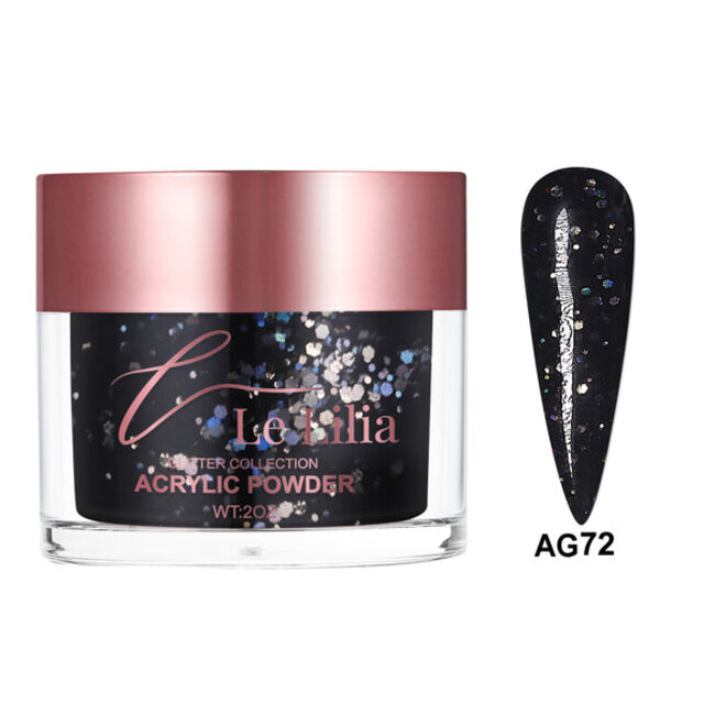 Le Lilia - AG72 - Glitter Collection - AIO Powder - 2 oz