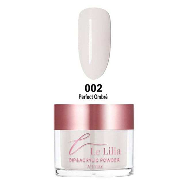 Le Lilia - 002 - Perfect Ombre White - AIO Powder - 2 oz