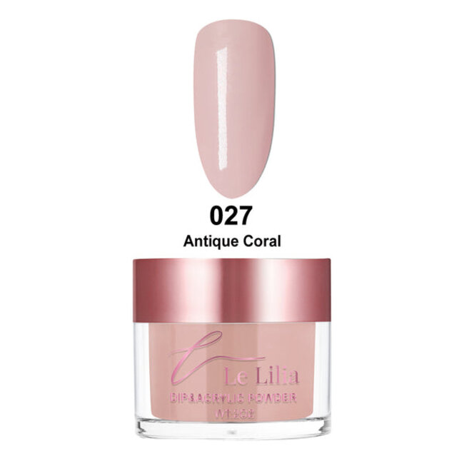 Le Lilia Le Lilia - 027 - Antique Coral - AIO Powder - 2 oz