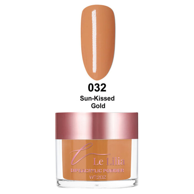 Le Lilia - 032 - Sun-Kissed Gold - AIO Powder - 2 oz