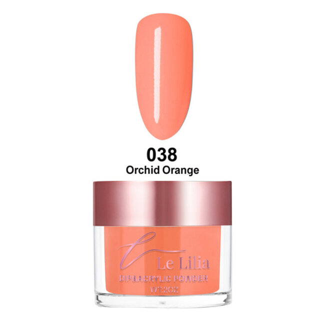 Le Lilia - 038 - Orchid Orange - AIO Powder - 2 oz