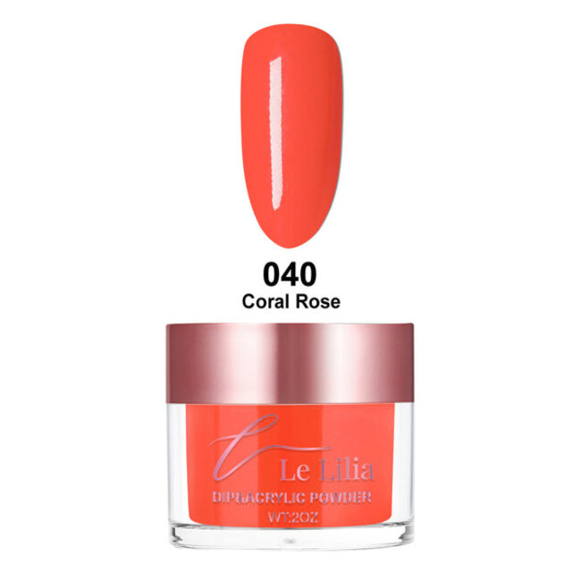 Le Lilia - 040 - Coral Rose - AIO Powder - 2 oz