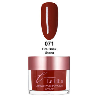 Le Lilia Le Lilia - 071 - Fire Brick Stone - AIO Powder - 2 oz