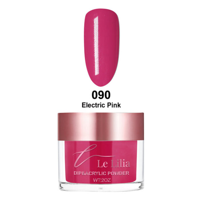 Le Lilia - 090 - Electric Pink - AIO Powder - 2 oz