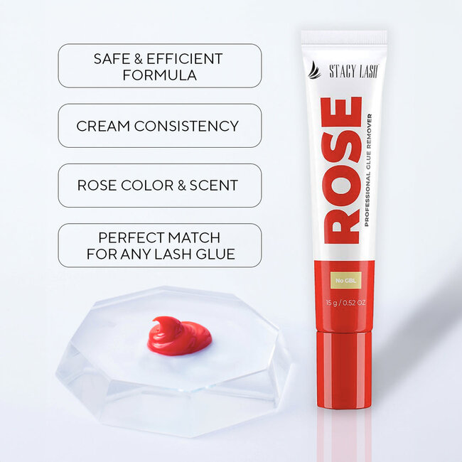 Stacy Lash - Eyelash Glue Remover - Rose - 0.52 oz