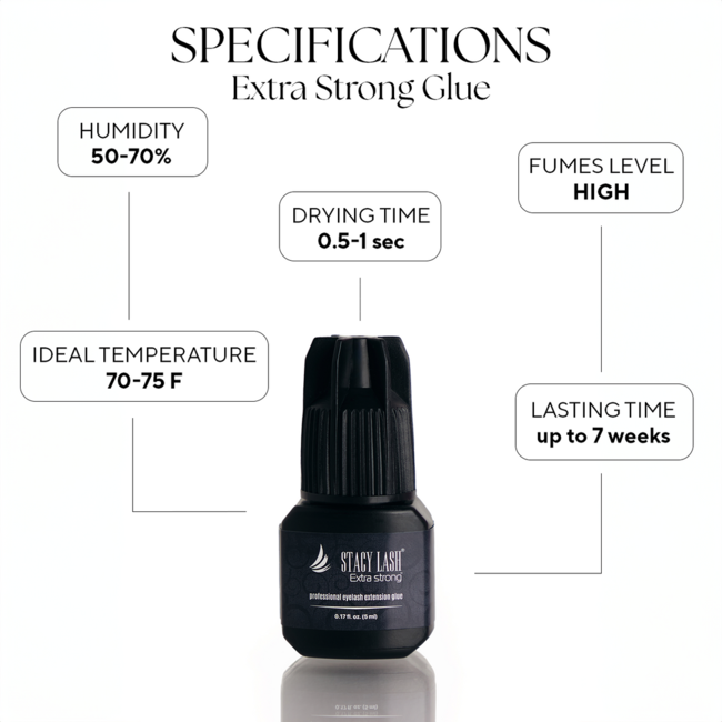Stacy Lash - Eyelash Glue - Extra Strong - 5ml
