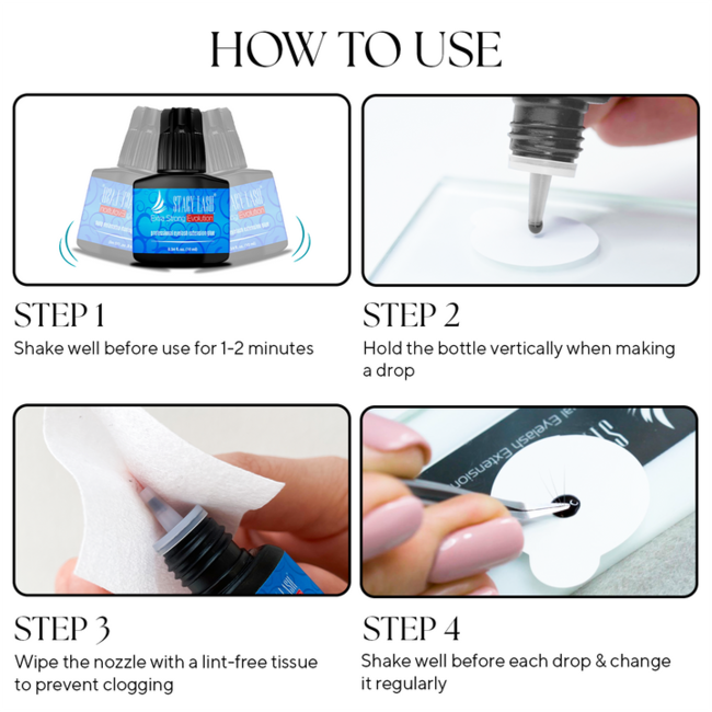 Stacy Lash - Eyelash Glue - Extra Strong Evolution - 10ml *