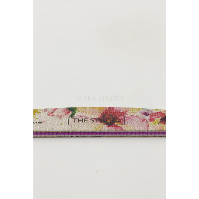 The Studio The Studio - Files - Oval - 100/180 - Zebra/ Pink - Floral - 1 ct