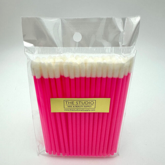 The Studio - Disposable Lint Free Wand - Hot Pink - 50 Ct