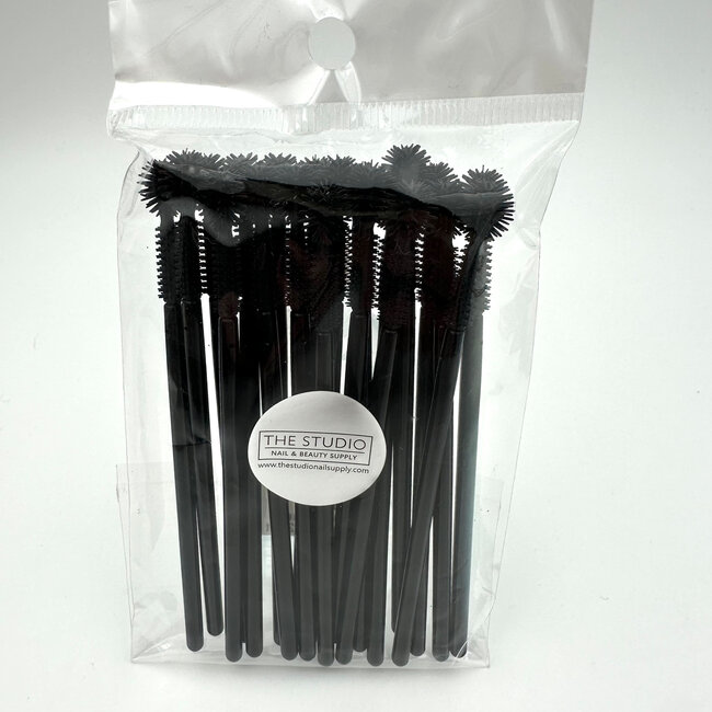 The Studio The Studio - Defining Lash Brush Wands - Black - 20 ct