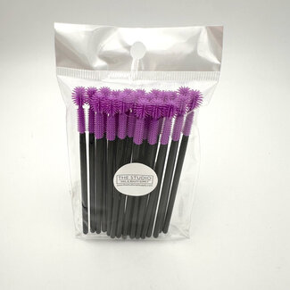 The Studio The Studio - Defining Lash Brush Wands - Purple - 20 ct