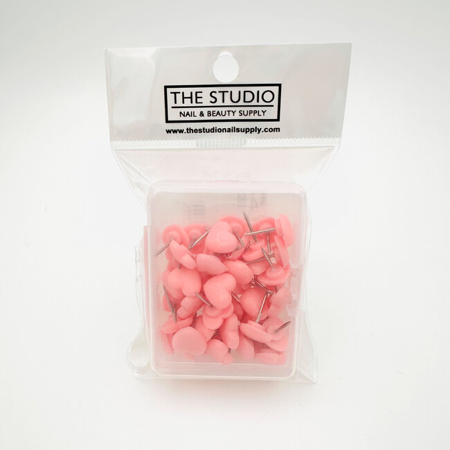 The Studio The Studio - Heart Glue Pins - 50 ct