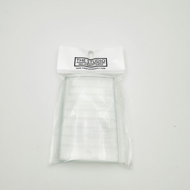 The Studio - Glass Curve Lash Palette w/ Scale Lines