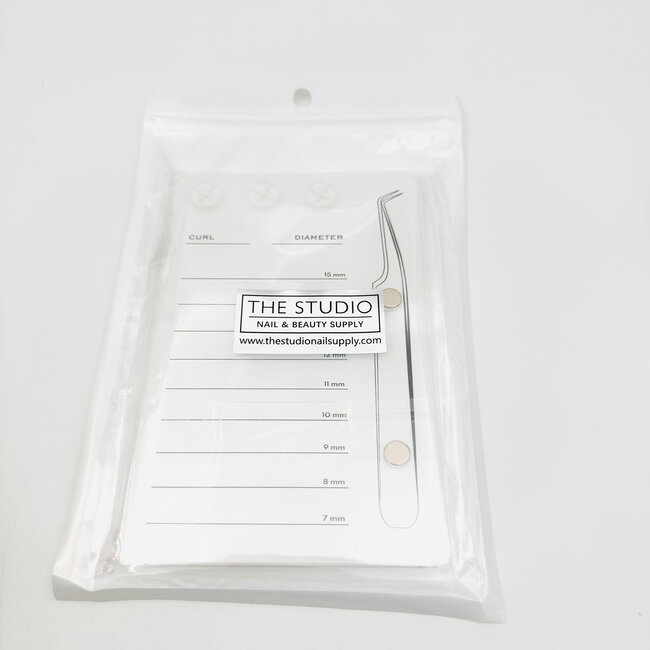 The Studio - Acrylic Lash Palette - White - 9 x 14 cm