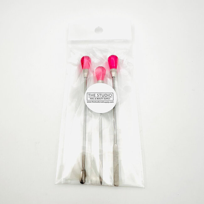 The Studio - Lash Tools - 3 pcs - Hot Pink