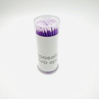 The Studio Disposable Micro Applicators - Purple - 100 ct