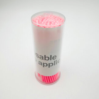 The Studio Disposable Micro Applicators - Pink - 100 ct