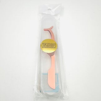 The Studio The Studio - Lash Tweezer - Rose Gold - B