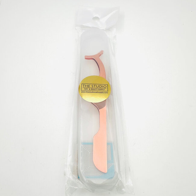 The Studio - Lash Tweezer - Rose Gold - B