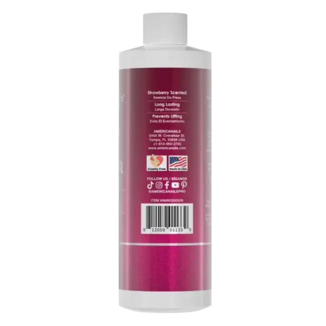 American Nails - Liquid Monomer - Strawberry - 8 oz