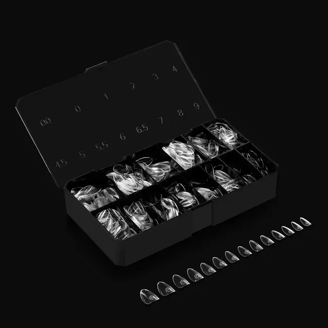 Apres - Tip Box 2.0 Gel X - Clear - Natural Almond - Short