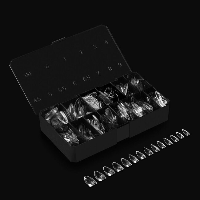 Apres - Tip Box 2.0 Gel X - Clear - Sculpted Almond - Medium