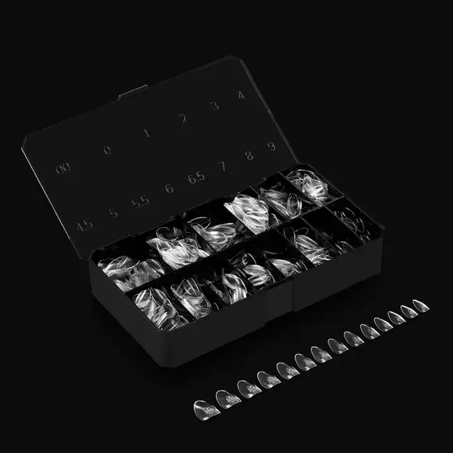 Apres - Tip Box 2.0 Gel X - Clear - Sculpted Almond - Short