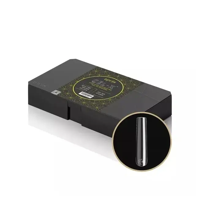 Apres - Tip Box 2.0 Gel X - Clear - Sculpted Square - XX Long