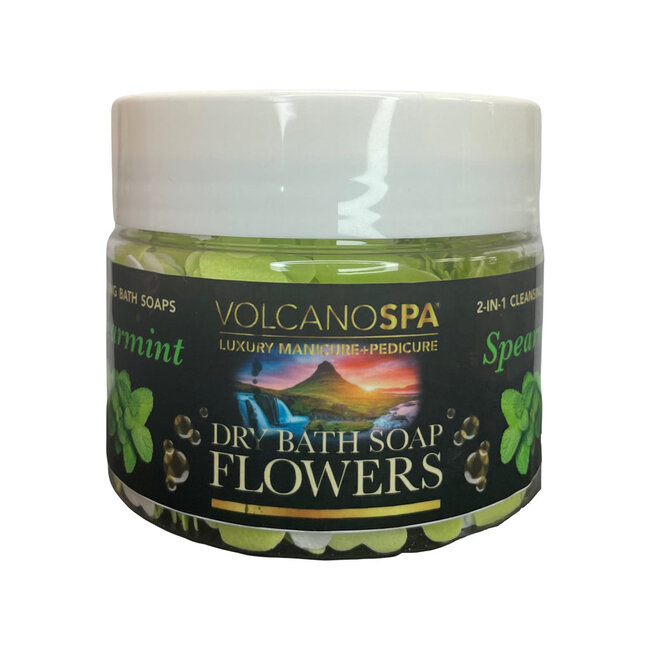 Volcano Spa - Dry Bath Soap Flowers - 12 oz - Spearmint