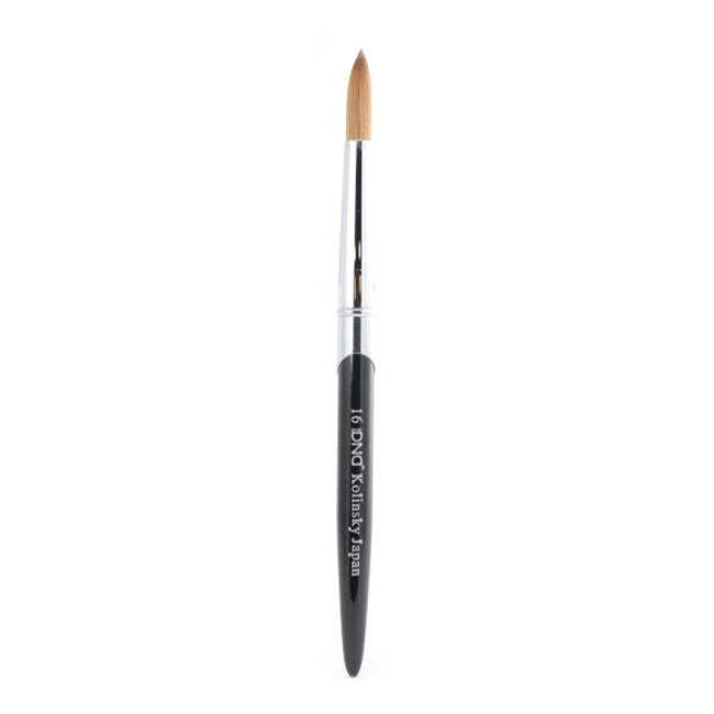 DND - Kolinsky Acrylic Brush - Black - #16