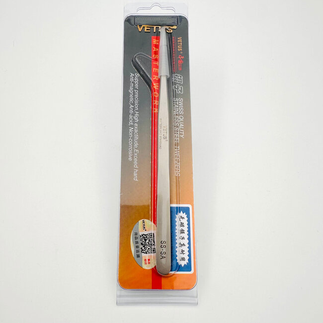 Vetus - Tweezers Fine Tip - SSSA - 140mm