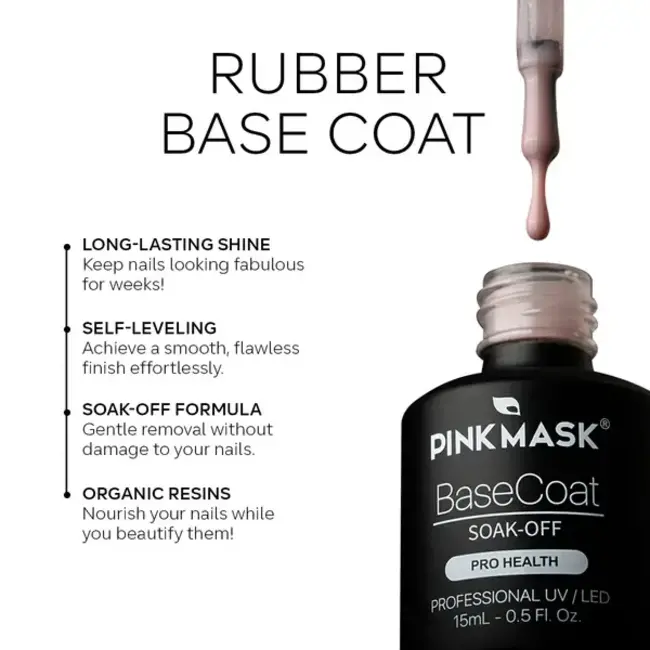 Pink Mask - Rubber Base Coat 010 - Milky