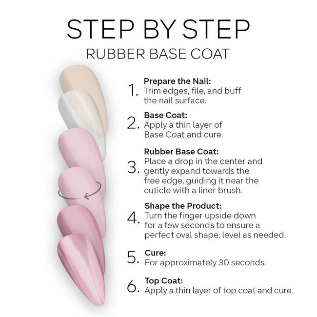 Pink Mask - Rubber Base Coat 032 - Sweet Peach