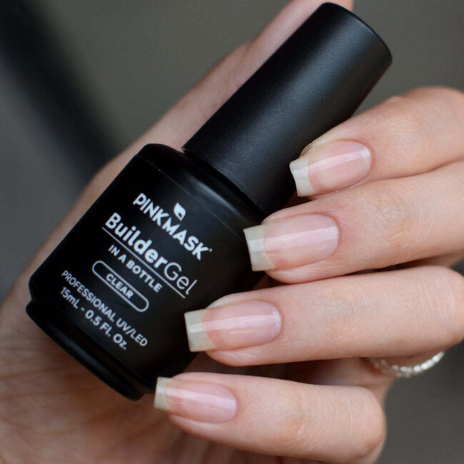 Pink Mask - Builder Gel in Bottle - Clear - .5 fl oz