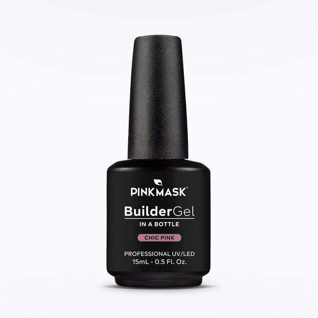 Pink Mask - Builder Gel in Bottle - Chic Pink - .5 fl oz