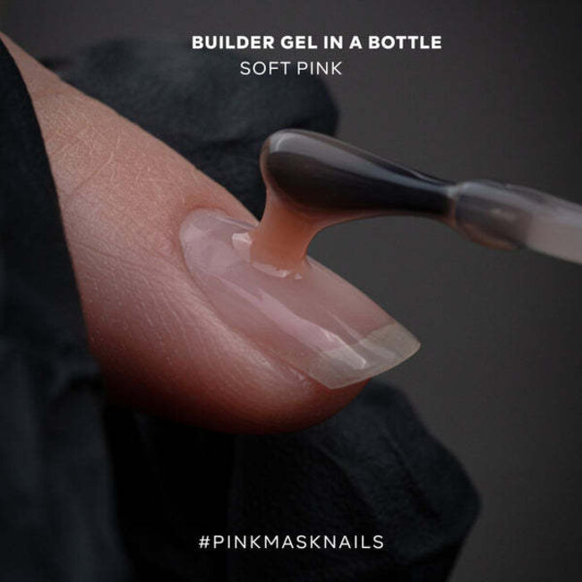 Pink Mask - Builder Gel in Bottle - Soft Pink - .5 fl oz