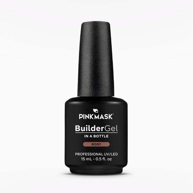 Pink Mask - Builder Gel in Bottle - Rosy - .5 fl oz