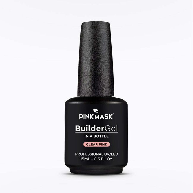 Pink Mask - Builder Gel in Bottle - Clear Pink - .5 fl oz