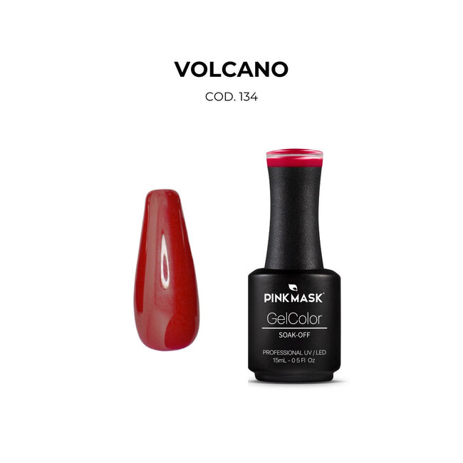 Pink Mask - Gel Polish - 134 California Red