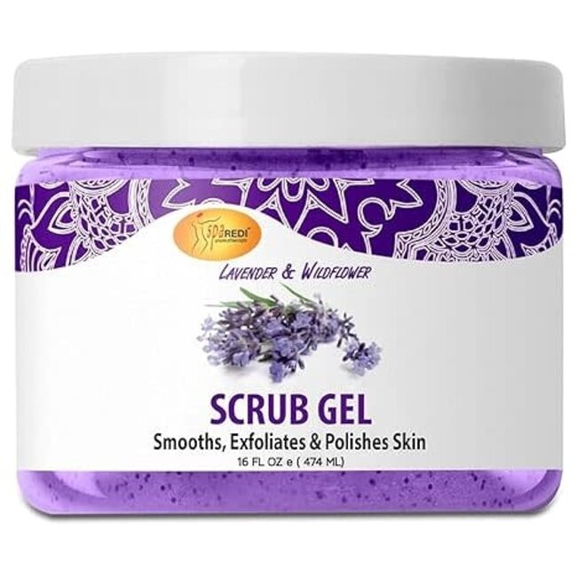 Spa Redi Spa Redi - Scrub Gel - 16 oz - Lavender & Wilderflower