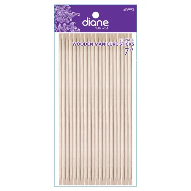 Diane - 7" Wooden Manicure Sticks - D993N