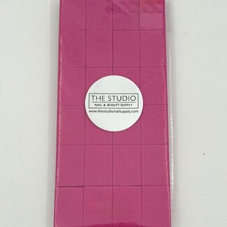 The Studio The Studio - Mini Buffers - 100/180 Grit - Pink - 24 CT