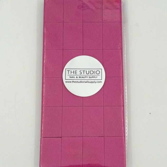 The Studio - Mini Buffers - 100/180 Grit - Pink - 24 CT
