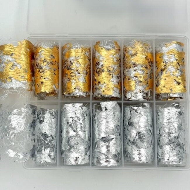 The Studio - MESH Foil Pack #56 - Gold & Silver Mesh