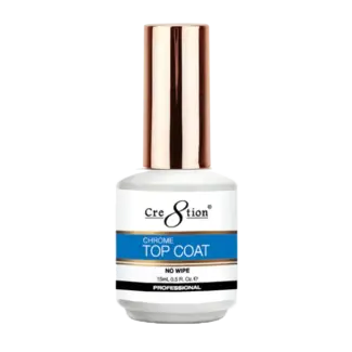 Cre8tion Cre8tion - Gel - Chrome Top Coat - No Wipe - .5 fl oz