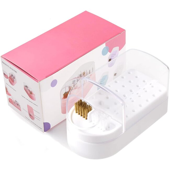 Folding Bit Holder - 30 Hole - White