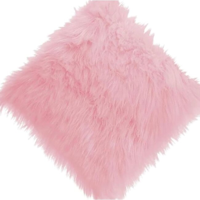 Display Photo Mat - Light Pink Fluffy Square - 15x15