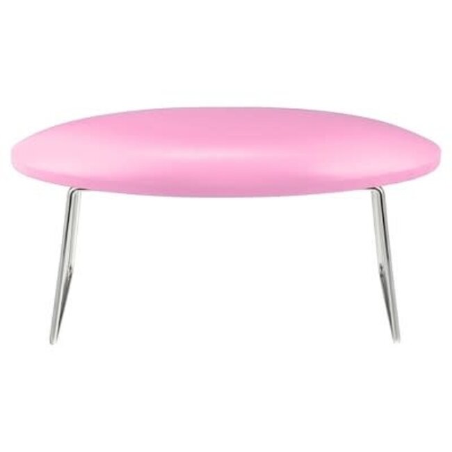 Manicure Leather Arm Rest - Oval - Pink